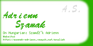 adrienn szamak business card